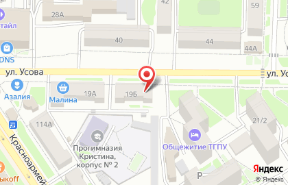 Продуктовый магазин в Томске на карте