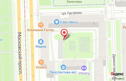 НЕВА на Московском проспекте на карте