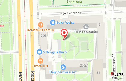 НЕВА на Московском проспекте на карте