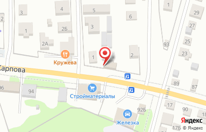 Магазин строительных материалов в Туле на карте