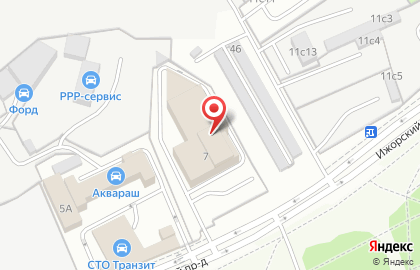 Экспресс-сервис в Ижорском проезде на карте