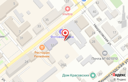 Киржачская типография на улице Гагарина на карте