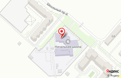 Начальная школа п. Новосадовый на карте
