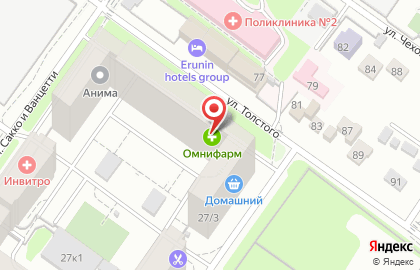 Фирма Евросервис в Октябрьском районе на карте