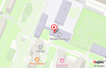 Клуб художественной гимнастики Северная Звезда в Санкт-Петербурге на карте