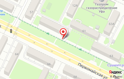 Парикмахерская Стиль на Первомайской улице на карте