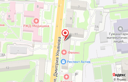 Салон красоты Шампань в Советском районе на карте