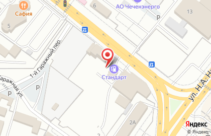 Стандарт в Грозном на карте
