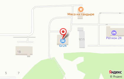 Гостиничный комплекс Регион24 в Красноярске на карте