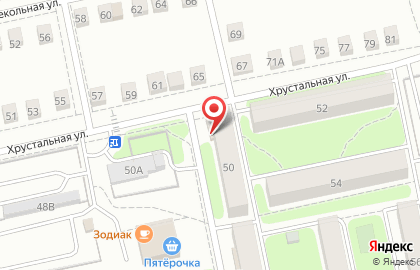 Магазин белорусских продуктов на Хрустальной улице на карте