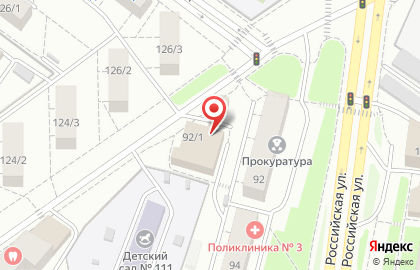 ВЕГА на Российской улице на карте