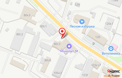 Шиномонтажная мастерская на улице Пугачёва на карте