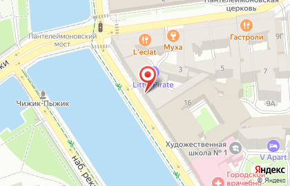Комитет общего и профессионального образования Ленинградской области на карте