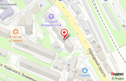 Банкомат, Дальневосточный банк Сбербанка России, ОАО, Приморское отделение на Народном проспекте на карте
