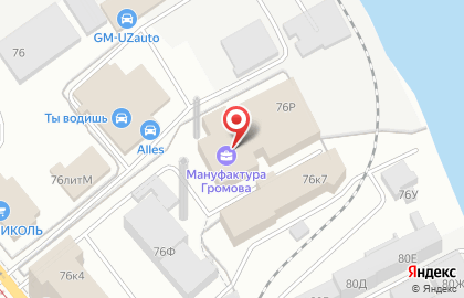 Торговый дом Идиллия на проспекте Обуховской Обороны на карте