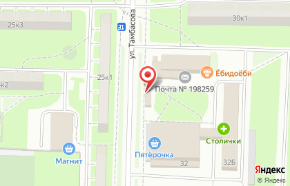 Магазин трикотажа и текстиля для дома Подушкин в Красносельском районе на карте