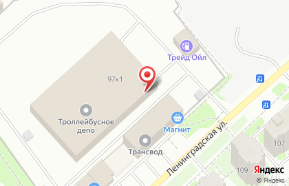 Автосервис АвтоРитм на улице Ленинградской на карте
