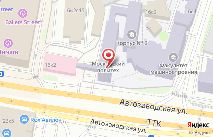 Слово-дело на Автозаводской улице на карте