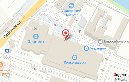 Магазин дверей Ладвери в Кировском районе на карте