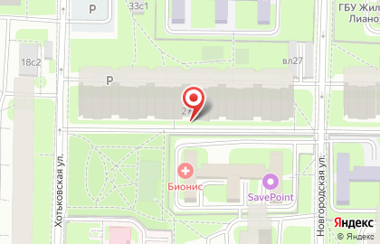 Мой малыш на Новгородской улице на карте