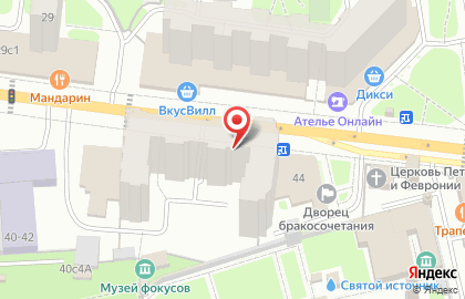 Салон цветов в Москве на карте