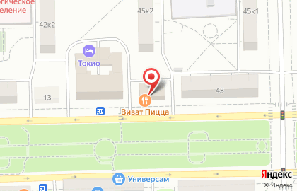 Ресторан Виват Пицца на Сиреневом бульваре на карте