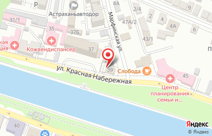 Визово-туристический центр Визатур в Астрахани на карте