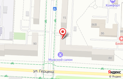 Агентство недвижимости Квадратный метр на улице Герцена на карте