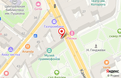 Детский сад №2 на Большой Пушкарской улице на карте