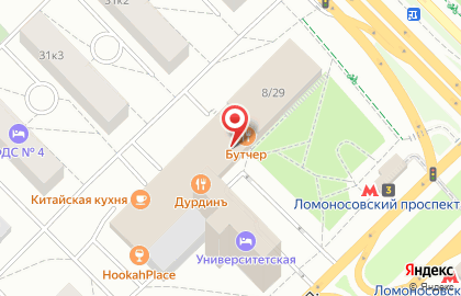 Тонировочный центр Автоинжиниринг на Ломоносовском проспекте на карте