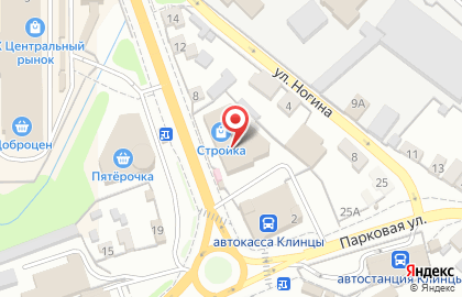 Торговый центр Стройка на Октябрьской улице на карте