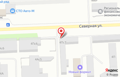 Рекламное агентство Ракурс на Северной улице на карте