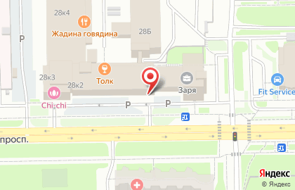 Универсам Пятёрочка на Октябрьском проспекте на карте
