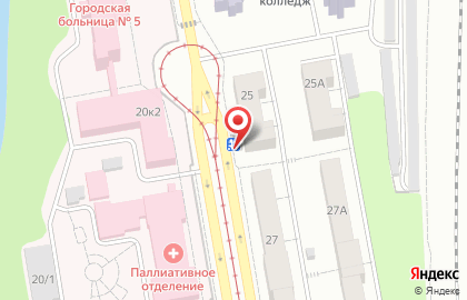 Продуктовый магазин в Челябинске на карте