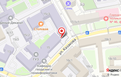 ГУЗ, Государственный университет по землеустройству на карте
