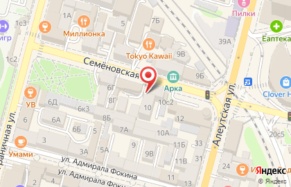 Интернет-магазин Мир пряжи на Семёновской улице на карте