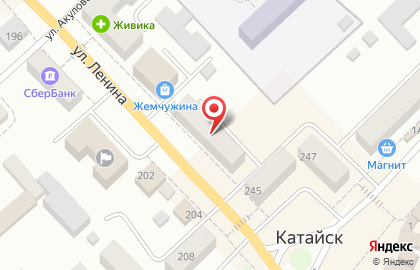 Супермаркет Метрополис на улице Ленина на карте