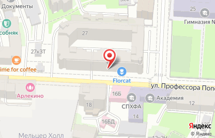 Клиника косметологии NuAnce на Петроградской на карте