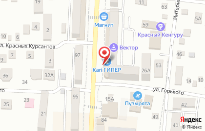 Магазин обуви и аксессуаров Кari на улице Горького на карте
