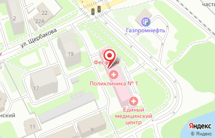 Единый медицинский центр в Сормовском районе на карте