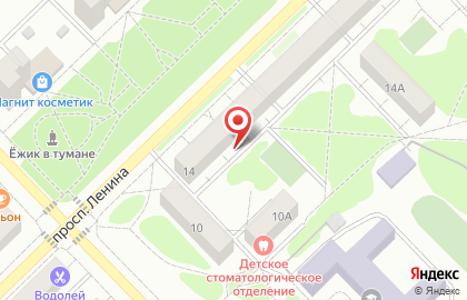 Специализированная спортивная школа Олимпийского Резерва по боксу им. А.В. Гришина на проспекте Ленина на карте