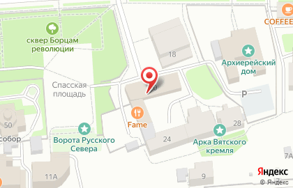 Фирма ПожарOFF в Кирове на карте