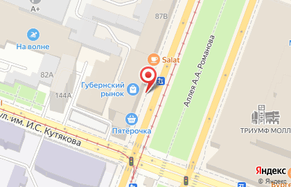 Клуб единоборств Кобра на Астраханской улице на карте