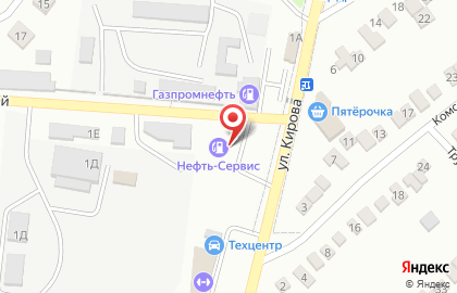 Заправочная станция Нефть-Сервис на карте