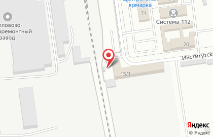 Автосервис Авторемонт на Институтской улице на карте