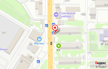 Киоск фастфудной продукции Шаурма душевная на улице Малиновского на карте
