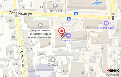 Бар-бильярдная Баргузин на карте