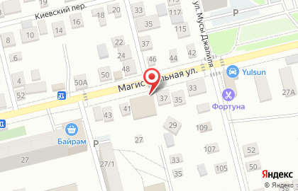 Гипермаркет Магнит в Уфе на карте