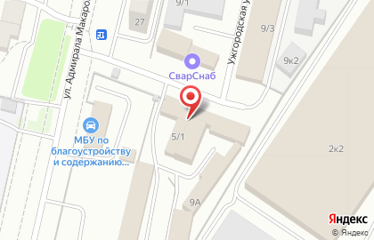 Торговый Дом РиаПласт на ​Адмирала Макарова на карте