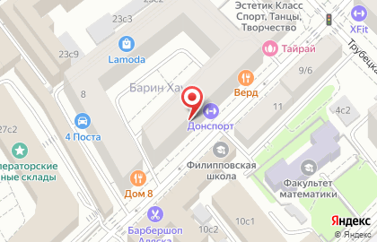 Школа видеоблогеров на Фрунзенской на карте